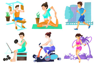 多样居家健身场景展示