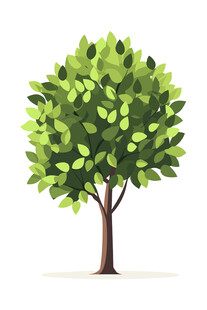 卡通树木