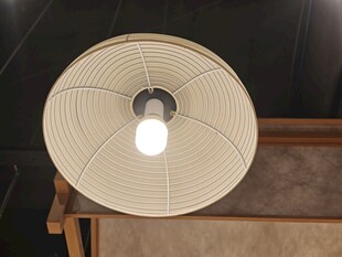 简约编织台灯点亮温馨角落