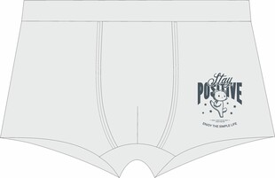 男士印花平角内裤