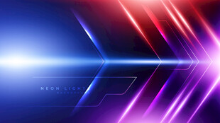 炫彩光线背景科技感画面