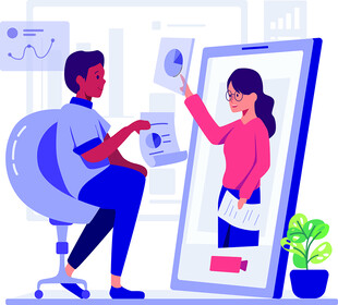 线上沟通交流场景