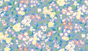 清新花卉图案背景纹理