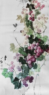 水墨葡萄图
