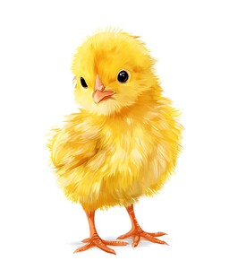 可爱小黄鸡