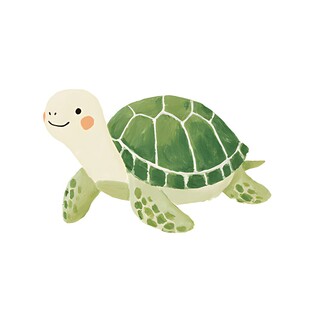可爱卡通小乌龟