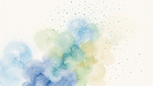 梦幻水彩烟雾背景图