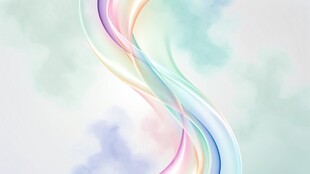 梦幻彩色曲线背景图