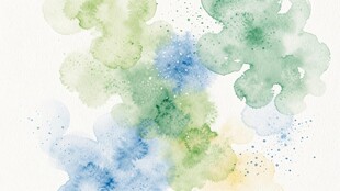 水彩花卉抽象背景图案