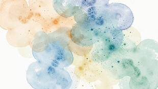 梦幻水彩晕染抽象图案