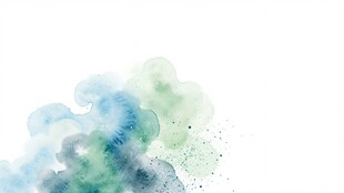 水彩晕染抽象背景图案