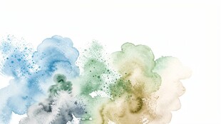 水彩晕染抽象艺术背景
