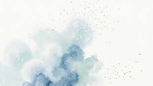 淡蓝色水彩烟雾背景图