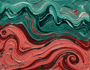 抽象色彩波浪纹理图案