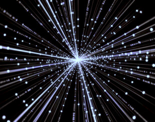 星芒放射状动态科技背景