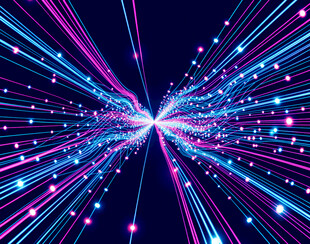 炫彩光线宇宙特效背景