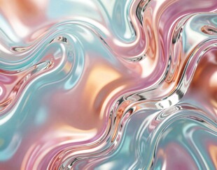 梦幻流体渐变抽象背景图