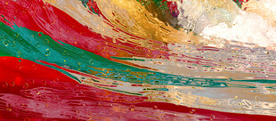 多彩抽象颜料纹理画面