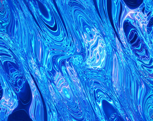 蓝色梦幻流体纹理图案