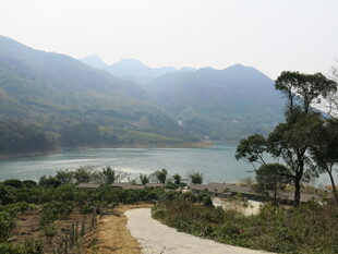 山间湖畔的静谧小路