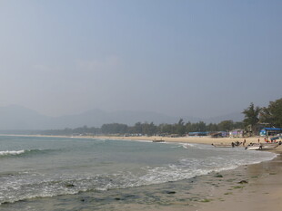 美丽海滨沙滩风景