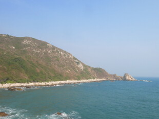 海岸风光 碧海青山美景