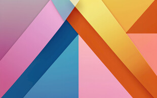 多彩几何拼接抽象背景图