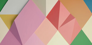 多彩几何折纸图案背景