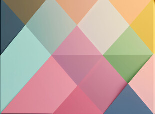 多彩几何拼接抽象背景图