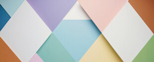 多彩几何色块拼接背景