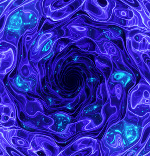 梦幻紫色螺旋抽象图案