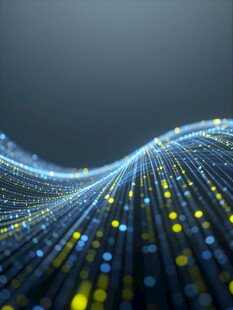 科技感数据波形背景图