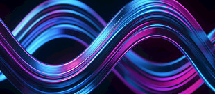 炫彩流动波纹背景图案