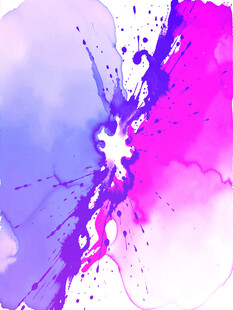 梦幻水彩泼墨背景特效