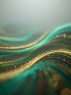 梦幻渐变波浪纹理背景