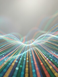 绚丽多彩的科技光线图案