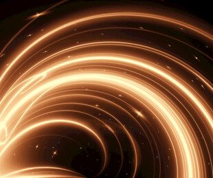 炫彩流光旋涡特效背景