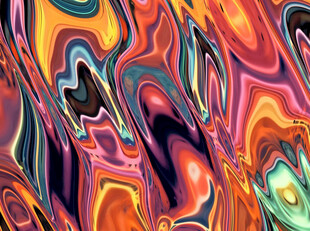 绚丽多彩抽象流体图案