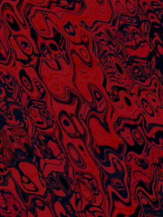 红色抽象花纹布料图案