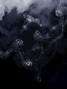 神秘梦幻的烟雾状图案