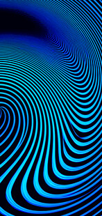 蓝黑渐变螺旋抽象图案