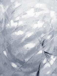 抽象雪景纹理艺术画面