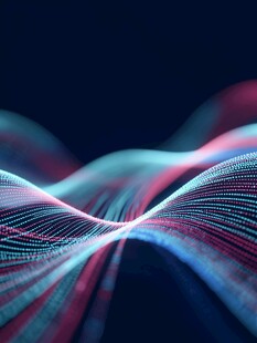 绚丽动感线条抽象背景图