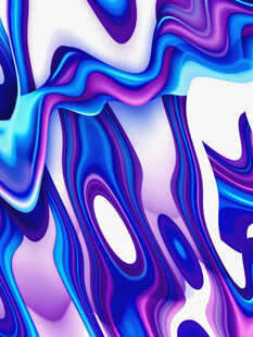 梦幻流体渐变抽象图案