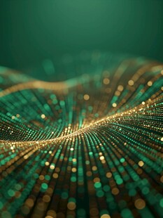 科技感数据流动背景图