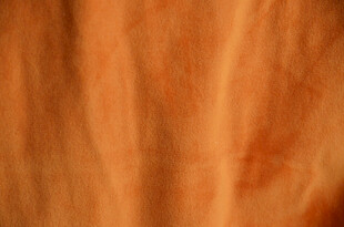 橙色纹理毛绒 布料特写