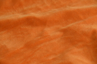 橙色纹理毛绒 布料特写