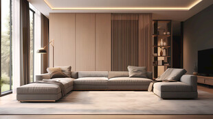 现代简约风格客厅一角