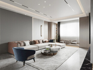 现代简约风格客厅空间