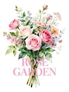 浪漫花卉组合 玫瑰花园